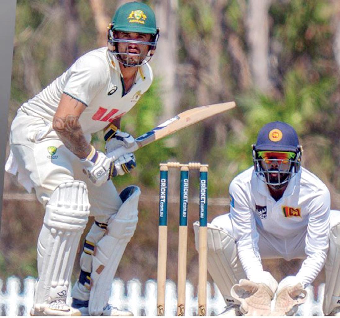 Weatherald (183), Sangha (121*) put Sri Lanka 'A' bowling to sword