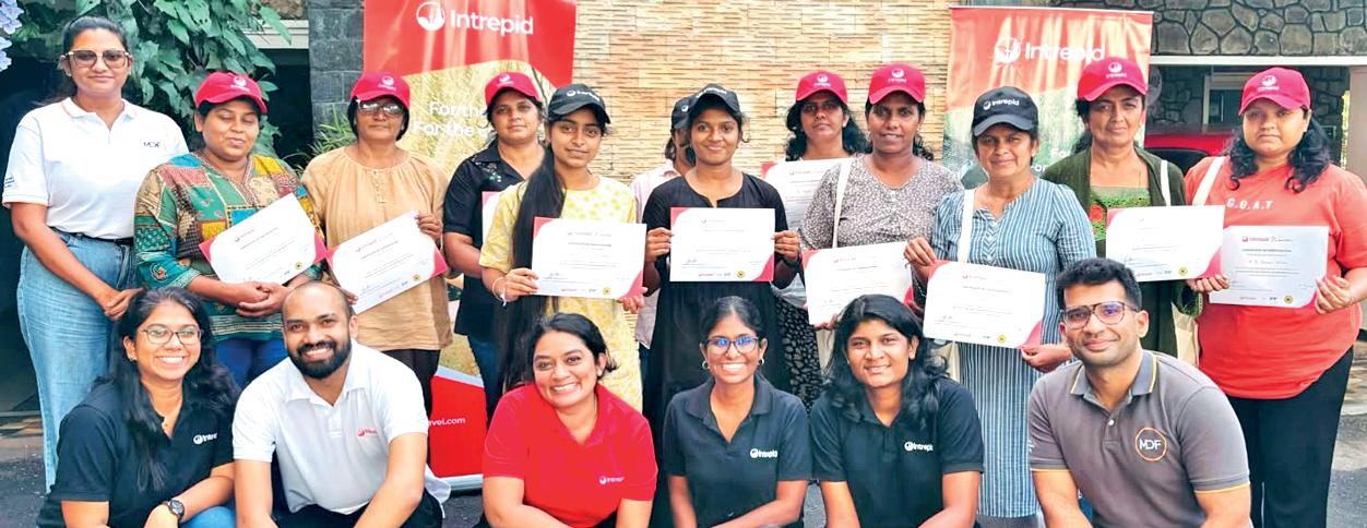 Intrepid, together with MDF and SLTDA, conducts empowering Women in Tourism capacity-building sessions in Bandarawela