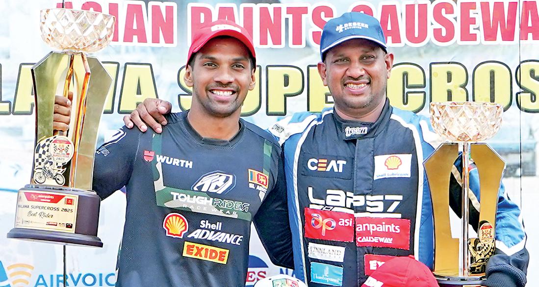 Exide drives champions to victory at Walawa Supercross 2025