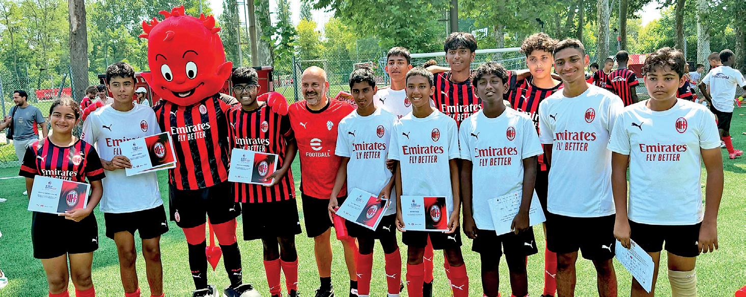 Colombo Athletic players successfully complete Elite camp at home of AC Milan
