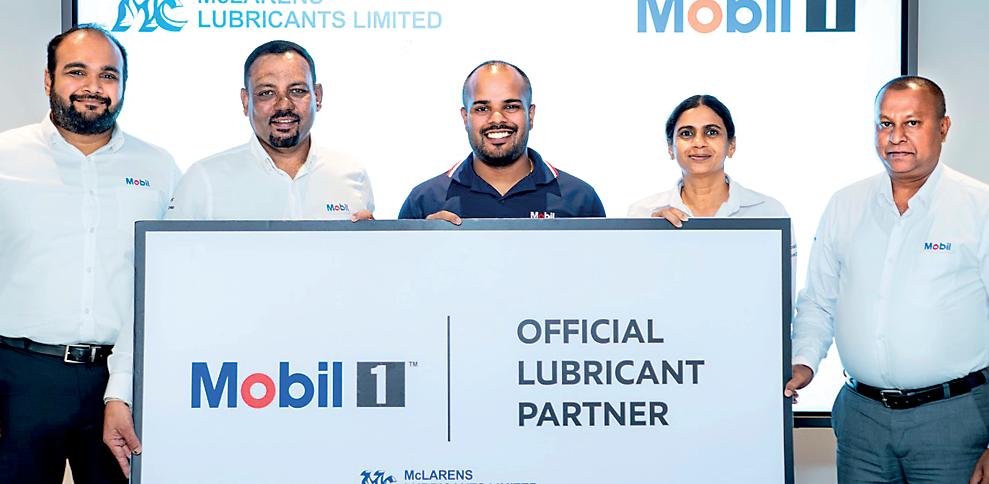 McLarens Lubricants and Mobil partner with champion racer Sangeeth Suriyage
