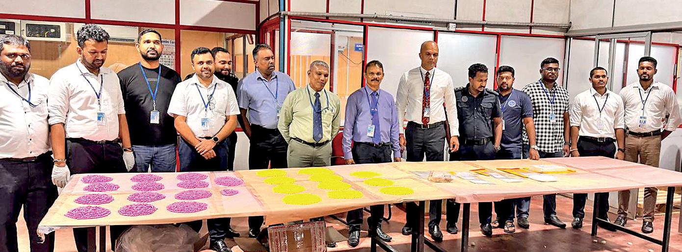Customs seizes Rs. 312 m worth of narcotics in Colombo