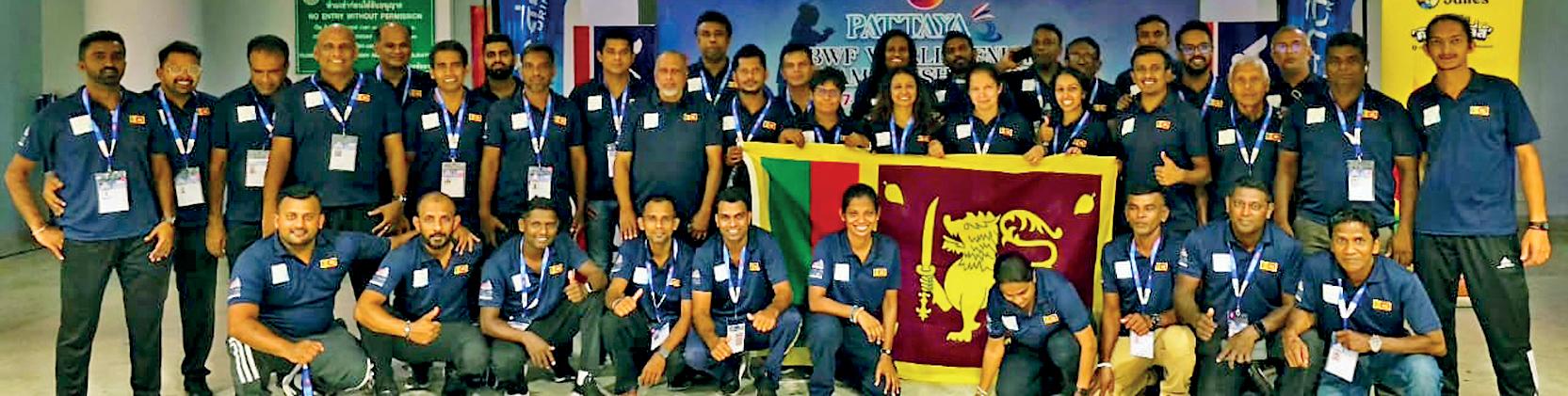Sri Lanka field 44 shuttlers at BWF World Senior Badminton Championships in Thailand