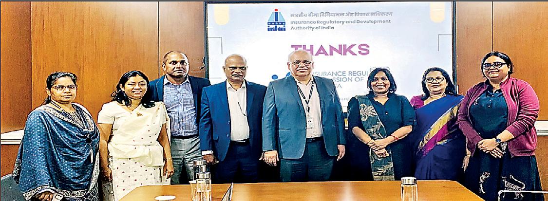IRCSL delegation in study tour to Indian Insurance Regulator and industry institutions