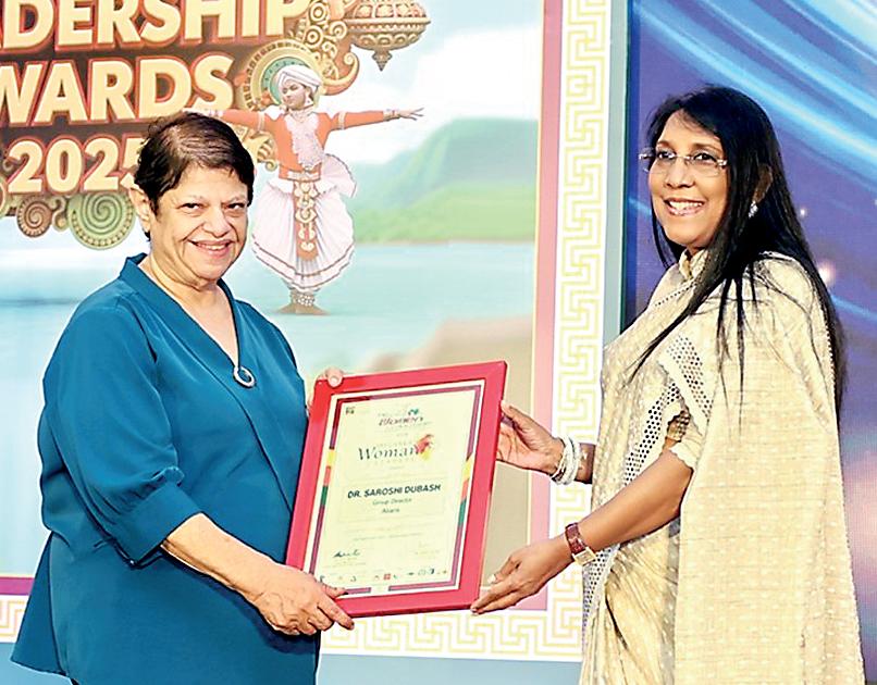 Abans Group Director Dr. Saroshi Dubash honoured with 'Sri Lanka Woman Leader' at World Women Leadership Congress & Awards