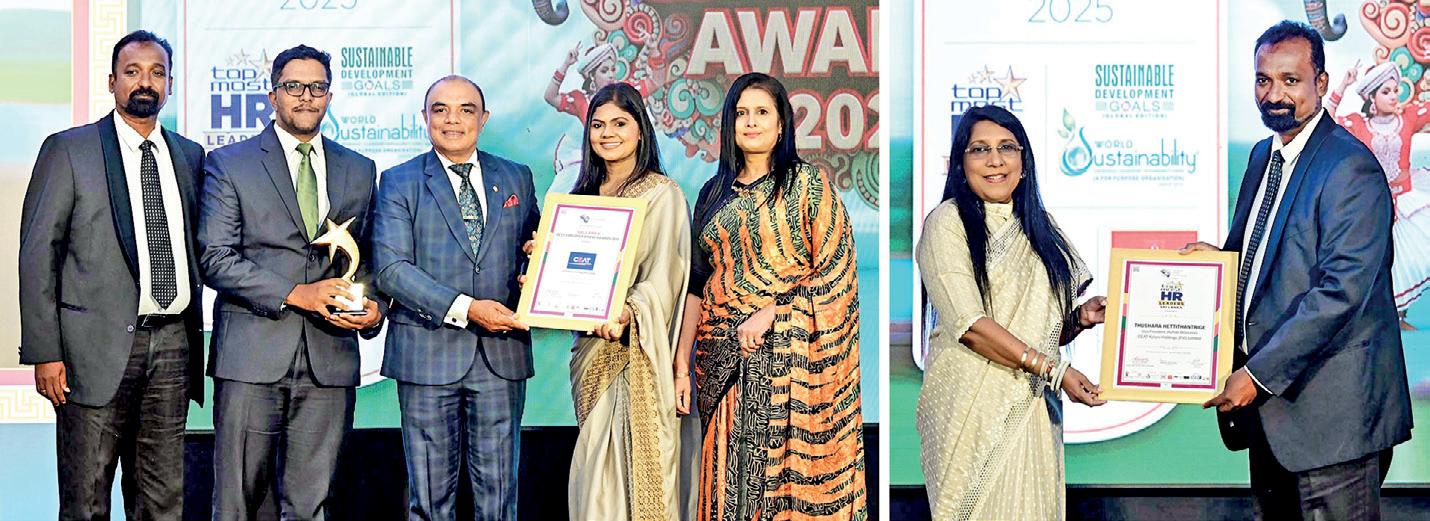 CEAT Kelani scores double wins at World HRD Congress Sri Lanka awards