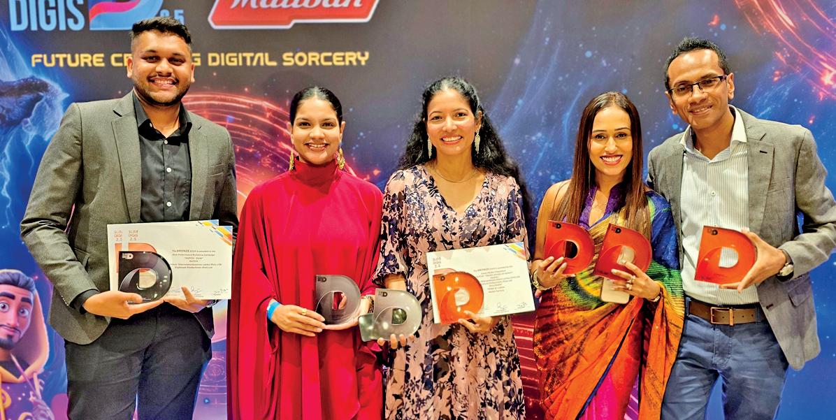 Hutch sole telecom brand to win at SLIM Digis 2.5; clinches 6 awards