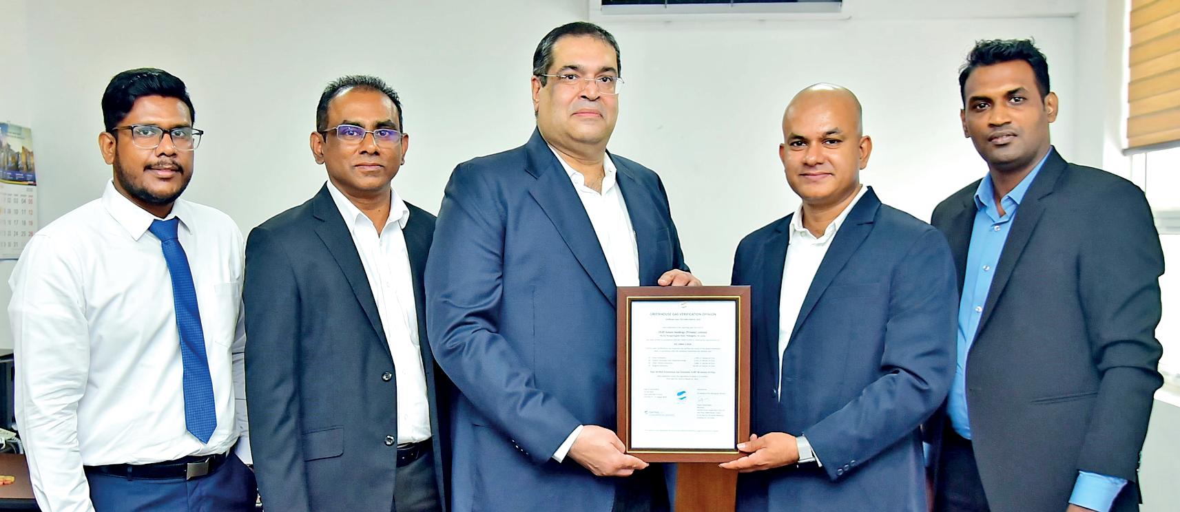 CEAT Kelani attains ISO 14064-1:2018 certification for GHG emissions reporting