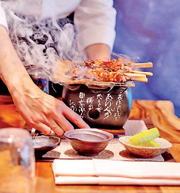 Yakitori indulgence at Yoroko