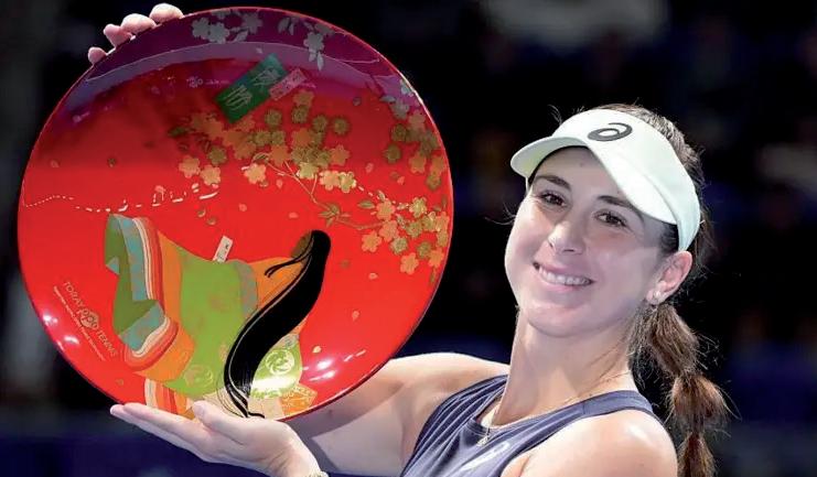 Bencic wins second WTA title since becoming a mother