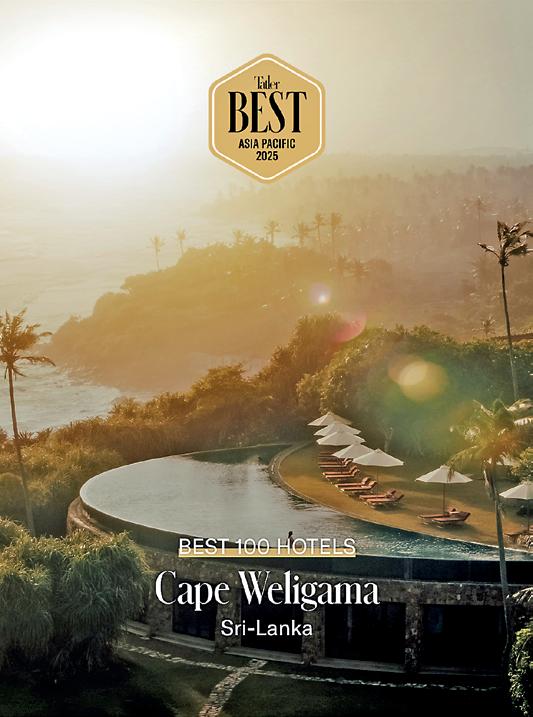 Kayaam Wellness and Cape Weligama named among Tatler Best 100 Hotels in Asia-Pacific 2025