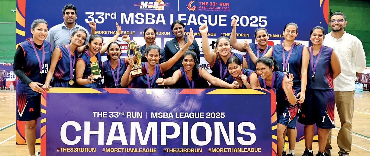 33rd Mercantile Basketball Tournament MAS bags Division-D title