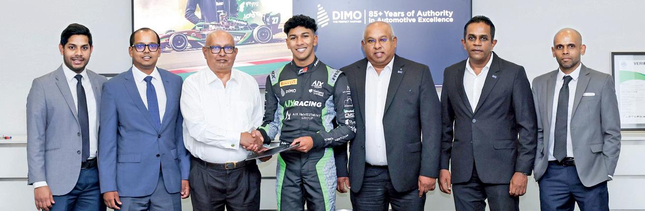 DIMO joins forces with young racing star Yevan David