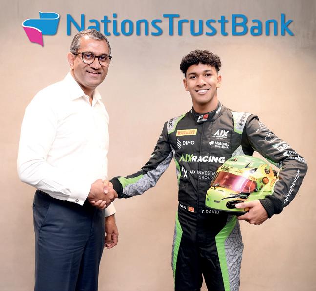 Nations Trust Bank partners Sri Lanka’s first FIA Formula 3 driver Yevan David
