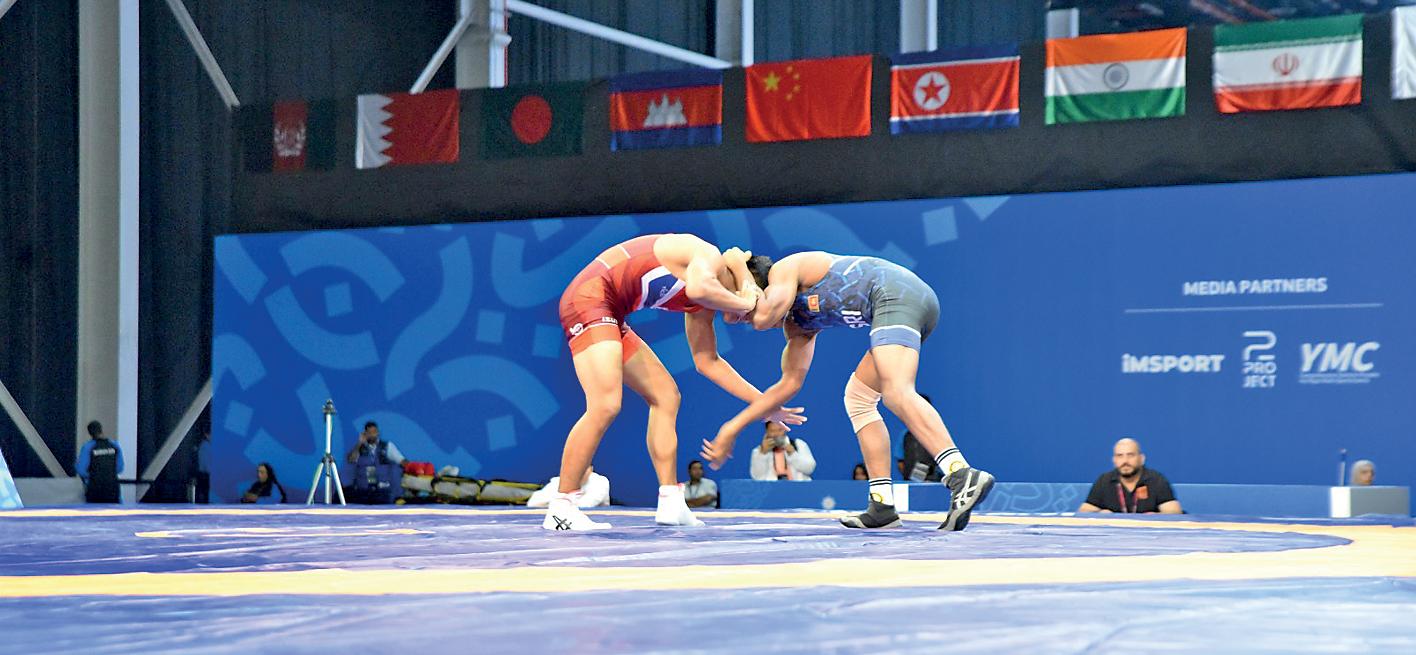 Sri Lankan shuttlers and wrestlers show fighting spirit at Asian Youth Games 2025