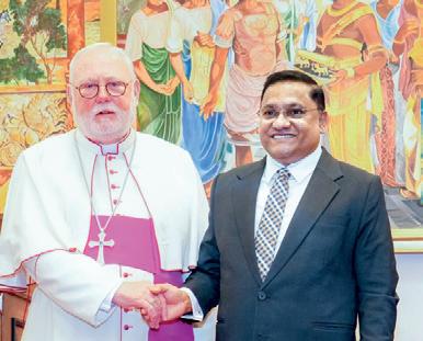 Sri Lanka says shares enduring values with Vatican