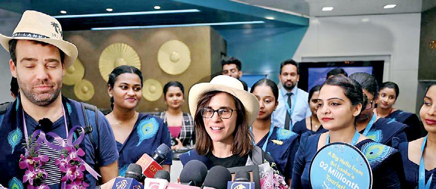 Sri Lanka welcomes 2 millionth visitor for 2025