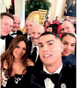 Ronaldo attends Trump's White House dinner with MBS