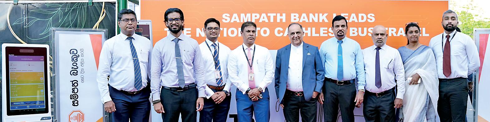 Sampath Bank advances public transport innovation with digital card acceptance on key Western Province routes