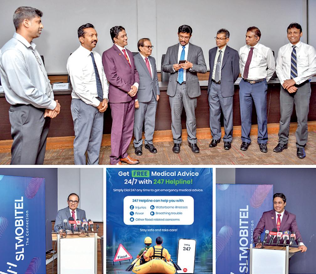 SLT-Mobitel launches free ‘247 Helpline’ to support flood-affected communities