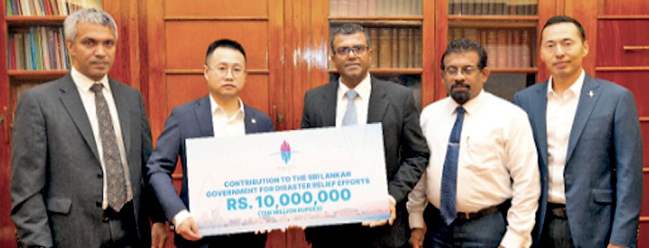 CHEC Port City Colombo extends Rs. 10 m and on-ground support to recovery efforts following Cyclone