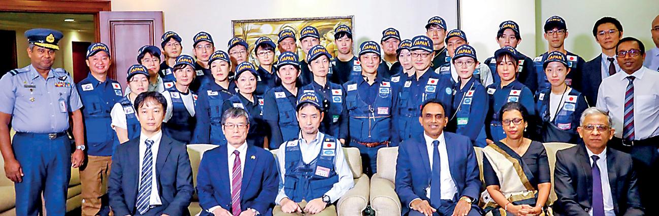 Japanese JDR medical team arrives in Sri Lanka