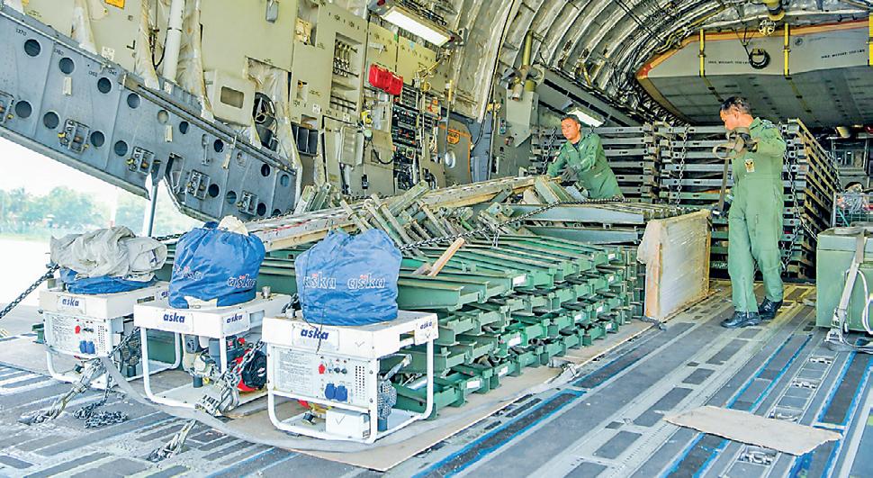 India sends Bailey bridge units and team to aid recovery efforts