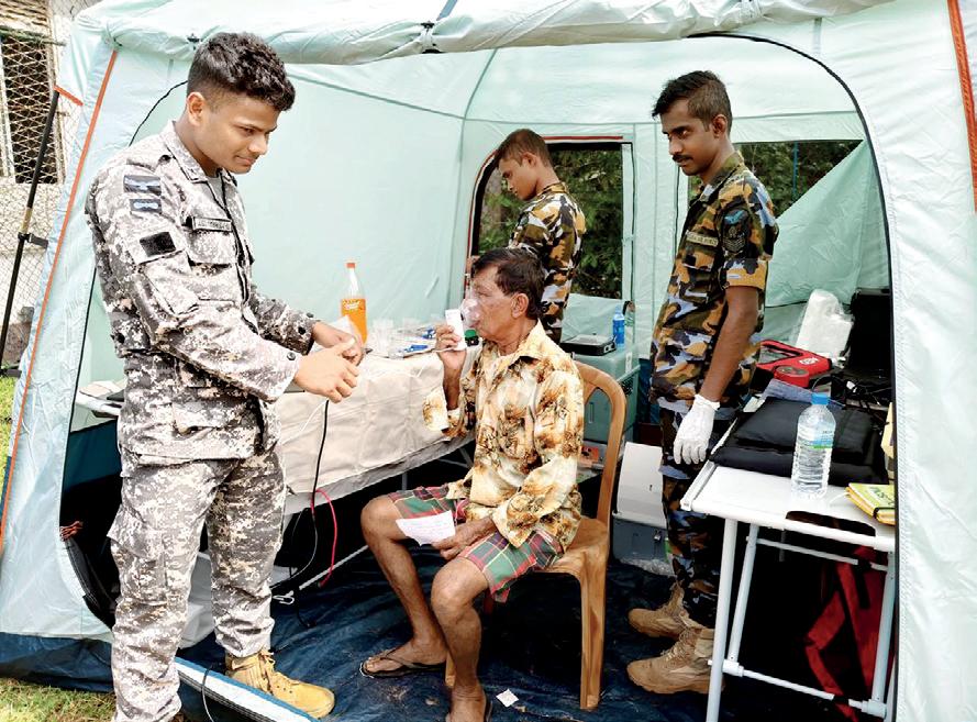 India rushes critical infrastructure, medical support, and drinking water