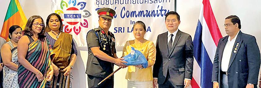 Thai community in Sri Lanka, Royal Thai Embassy organise disaster relief donation