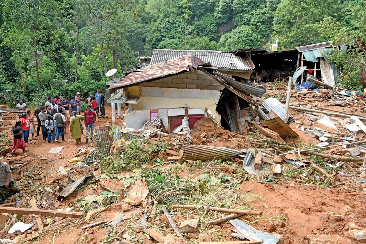 News and irony intersect in a cyclone's aftermath