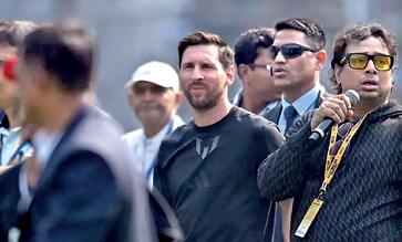 Messi's tour of India begins with fans throwing bottles, stadium vandalised