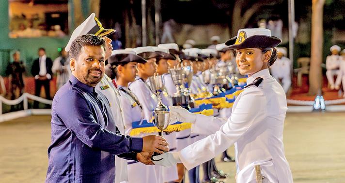 President attends Sri Lanka Navy passing-out parade