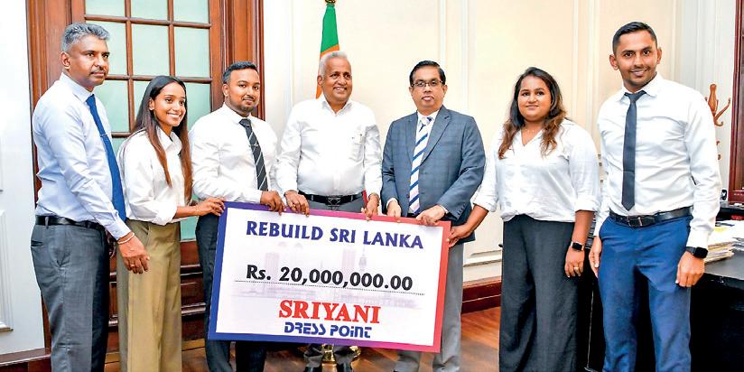 Sriyani Dress Point donates Rs. 20 m and deploys aid for Cyclone Ditwah victims