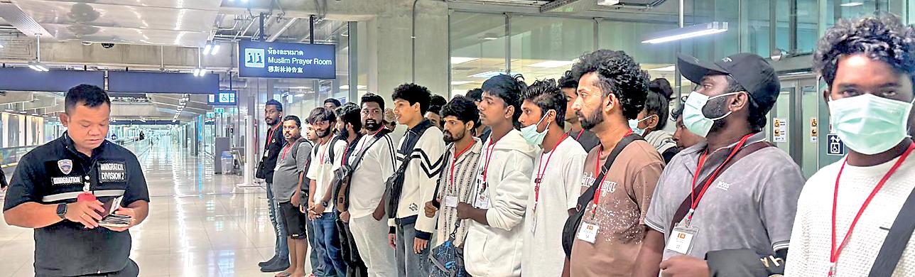Govt. repatriates 25 Lankans rescued from cybercrime centres in Myanmar