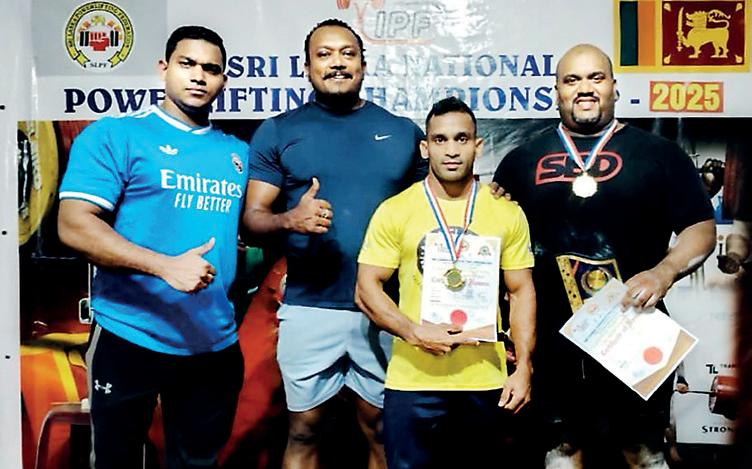 Darin clinches Gold at Sri Lanka Powerlifting Nationals with record-breaking performance