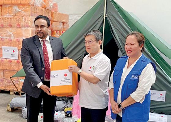 Japan provides $ 1 m shelters through IOM in response to Cyclone Disaster