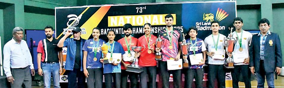 Viren and Ranithma defend Open titles at 73rd National Badminton Championship 2025