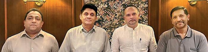 SJB, UNP leaders discuss cooperation, national policy
