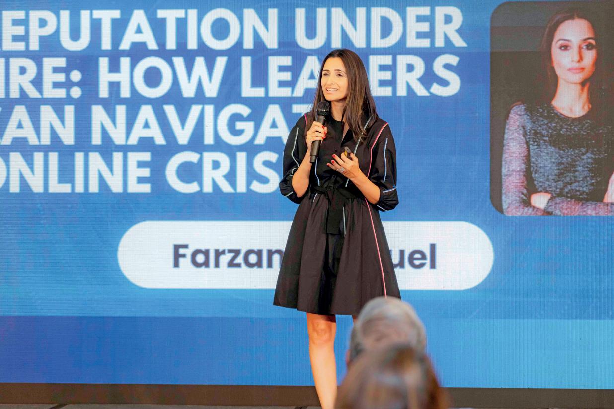 PRASL-led forum sees global PR expert Farzana Baduel address Sri Lankan leaders on reputation management