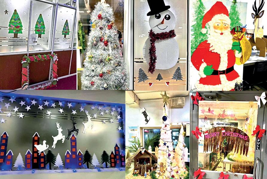 Russel's hosts Christmas decorations competition at head office