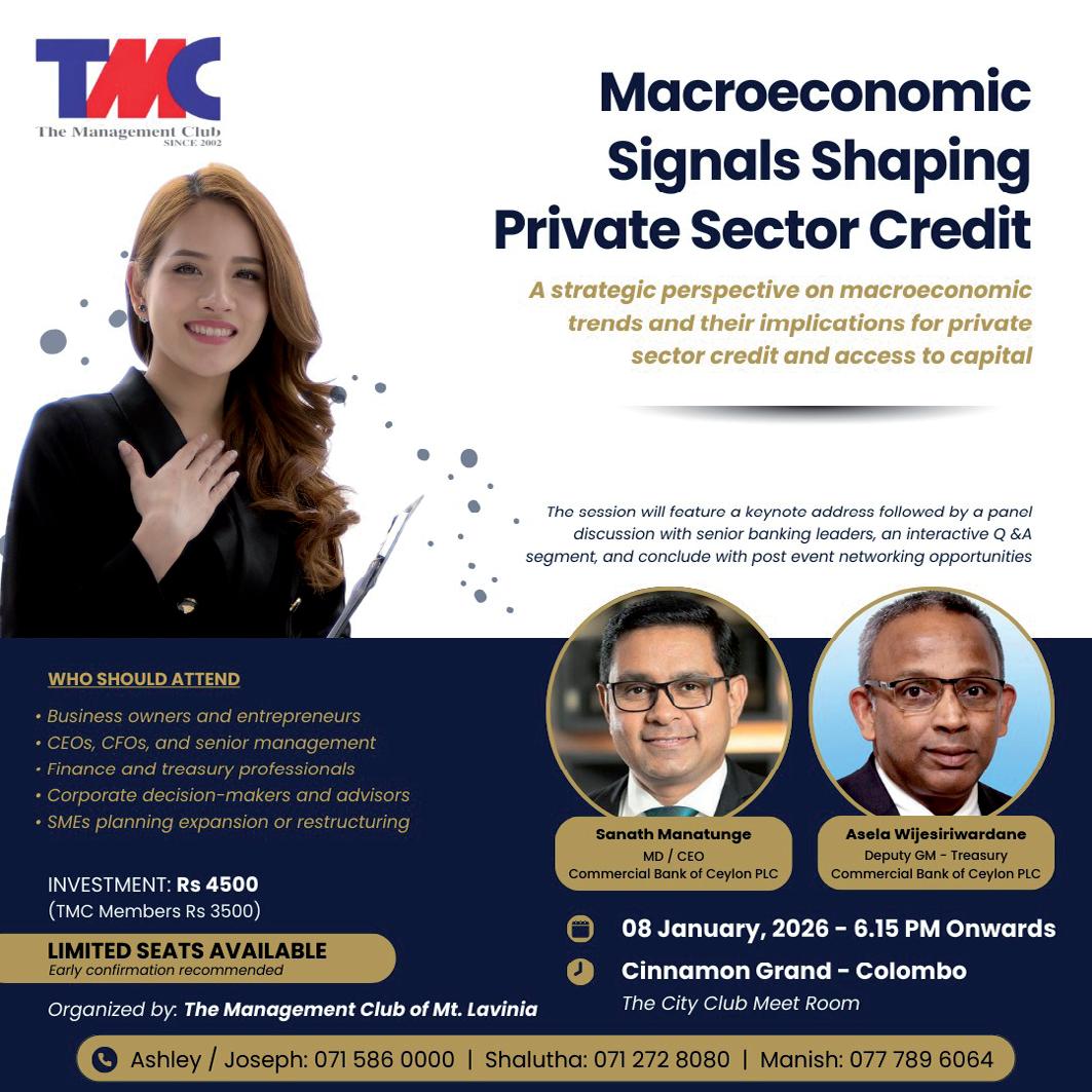 Macroeconomic signals and private sector credit: An executive approach