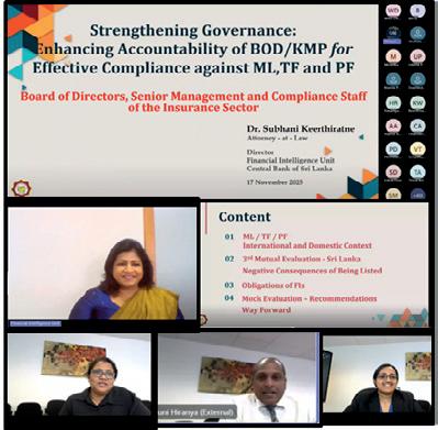 Insurance industry gets updated on AML/CFT/PWMD