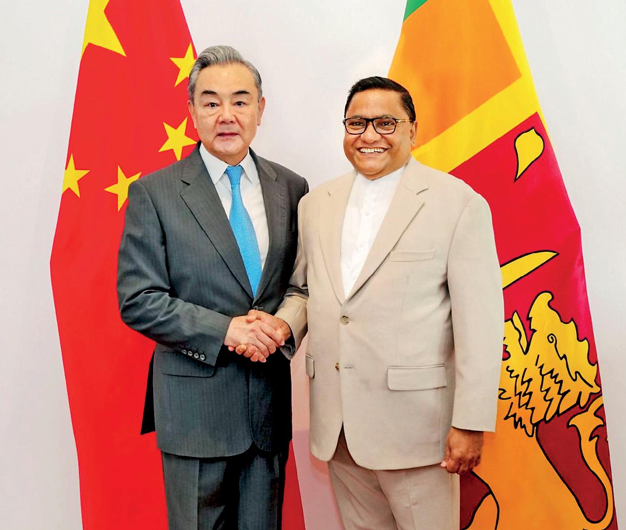 Chinese FM Yi expresses optimism Sri Lanka is on right path to progress