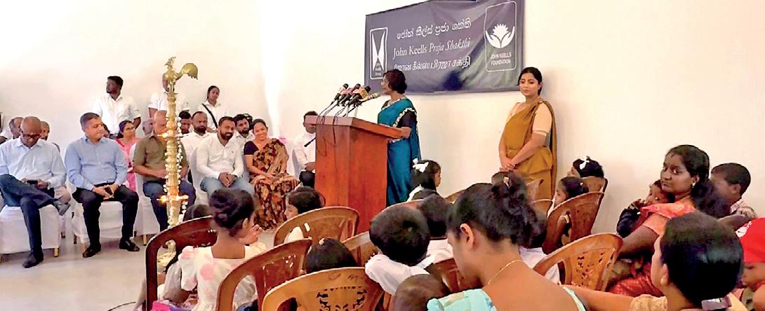 John Keells Foundation, Victoria Golf Resorts vest Nithulemada Model Pre-school in Kandy district