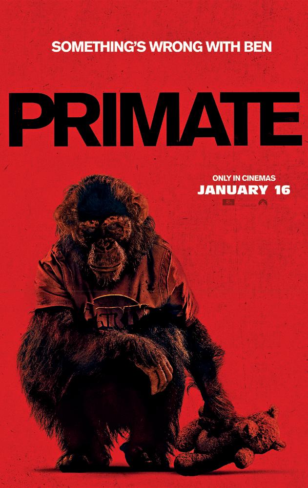 Natural horror film 'Primate' in Lankan cinemas now