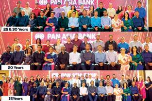 Pan Asia Bank felicitates long standing employees