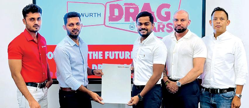 Colombo Racing Club organises “Würth Drag Wars”