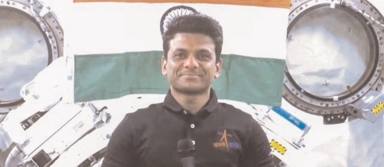 अंतरराष्ट्रीय अंतरिक्ष स्टेशन से पृथ्वी को देखना रोमांचक है : शुभांशु शुक्ला