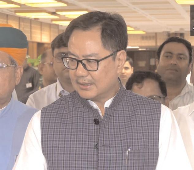 संसद सुचारू रूप से चलाना सबकी जिम्मेदारी : रिजिजू