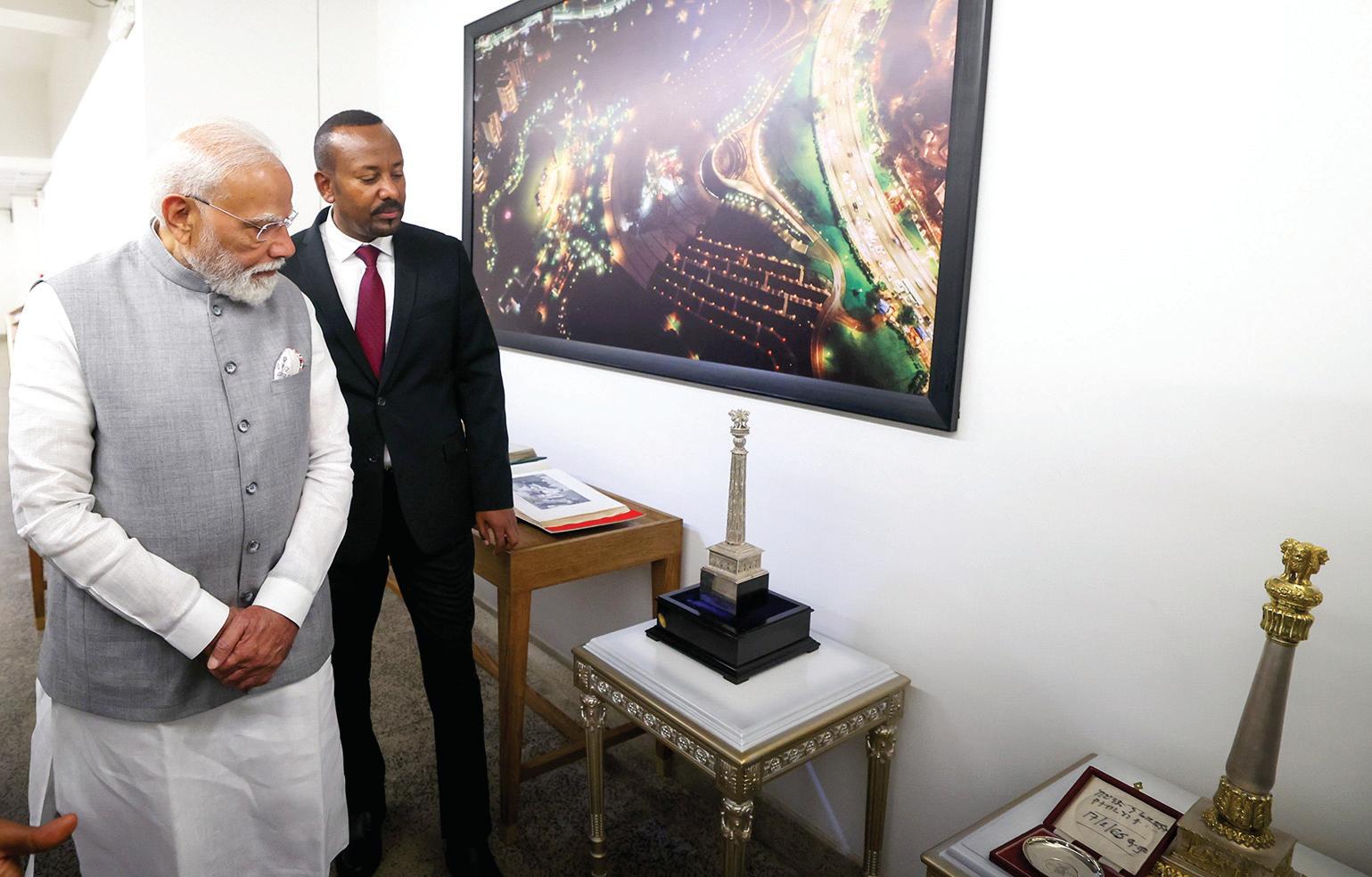 प्रधानमंत्री मोदी ने इथियोपिया के प्रधानमंत्री के साथ द्विपक्षीय वार्ता की
